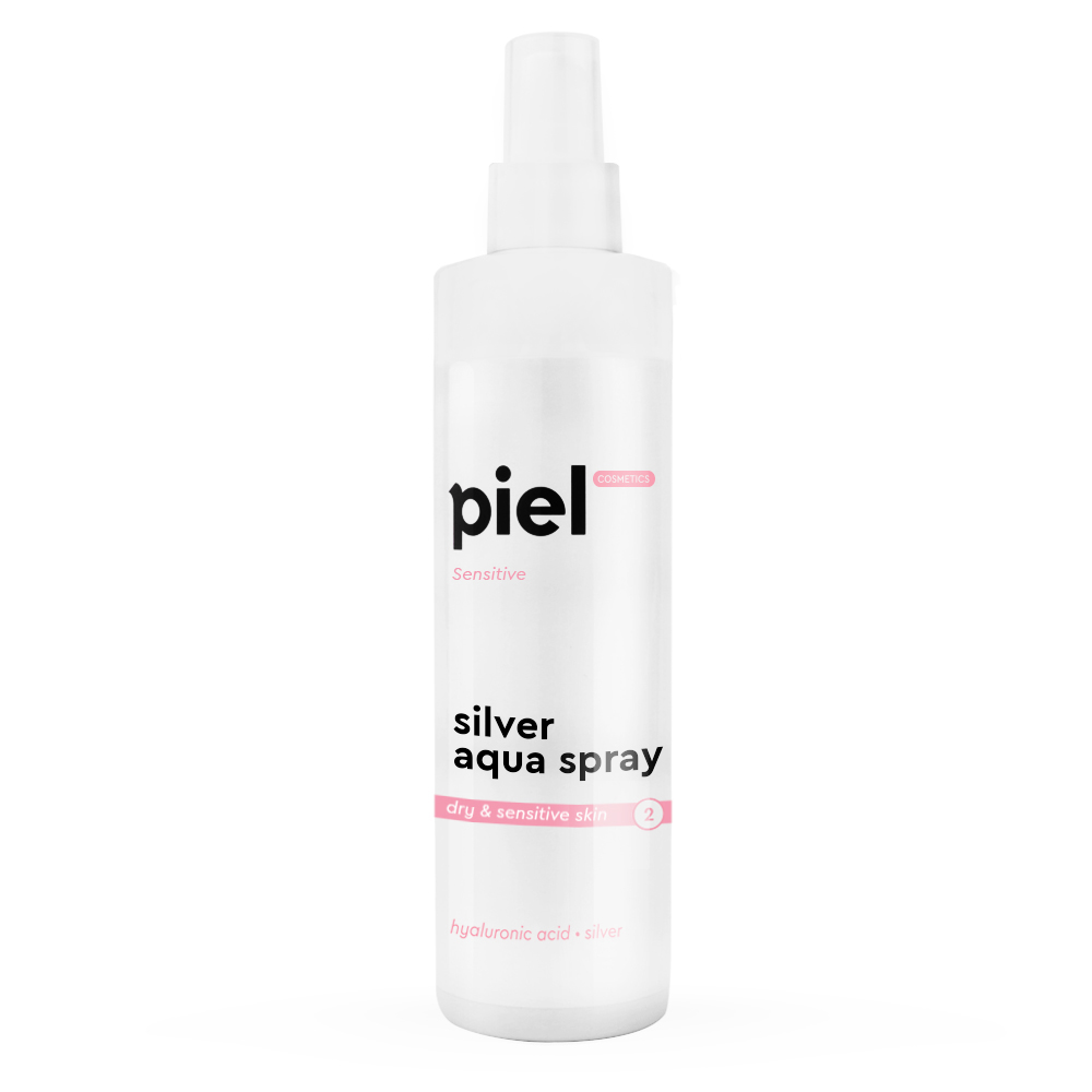 Увлажняющий спрей для сухой и чувствительной кожи лица Silver Aqua Spray